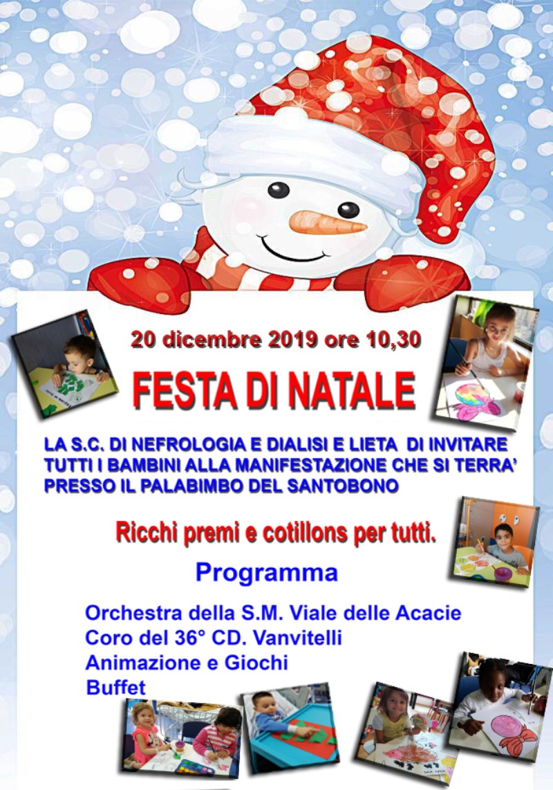 MANIFESTAZIONE DI NATALE AL SANTOBONO